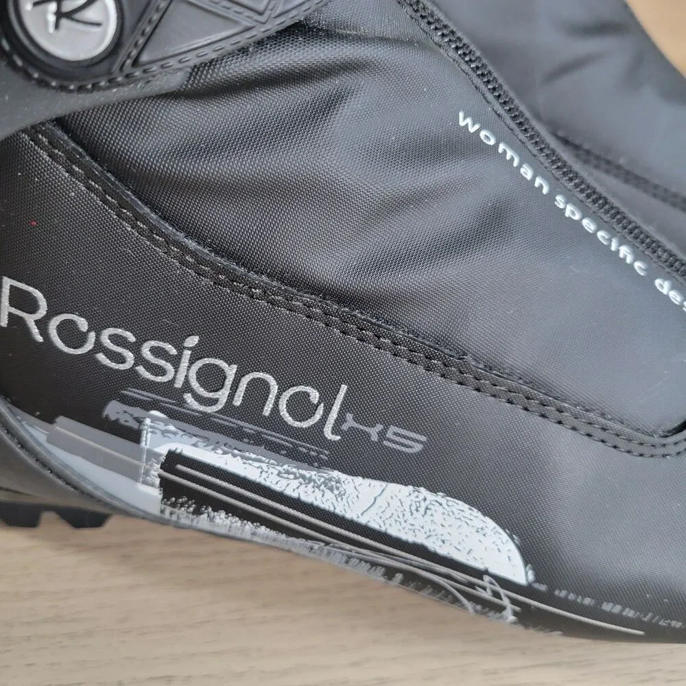 Rossignol X5 FW Cross Country Ski Boots Womens 41 EU /9 US Black Classic Shoes